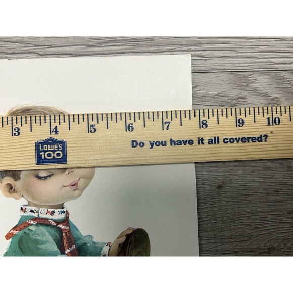 Set Of 2 Vintage Constanza Prints Child With Lamb & Child With Shoes MCM Spain - Picture 13 of 13